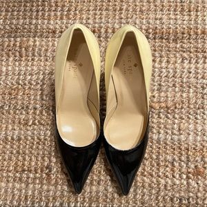 Kate Spade Color-block “Lottie” pumps - size 7.5 🖤🤍💞